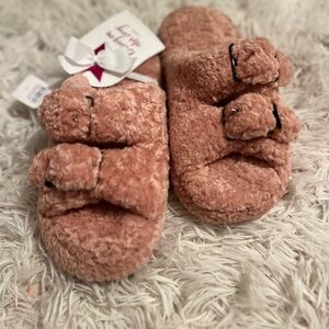 LOFT Cozy Blush Slippers